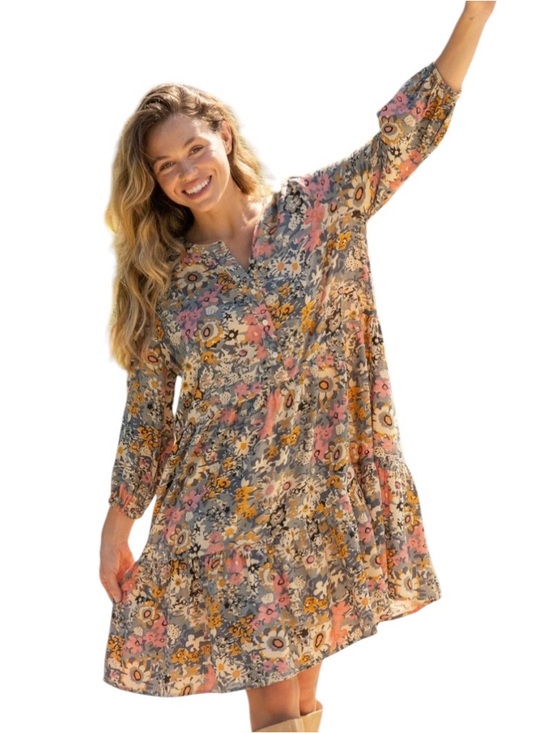 NATURAL LIFE Dresses & Skirts - Natural Life Anita Tiered Dress